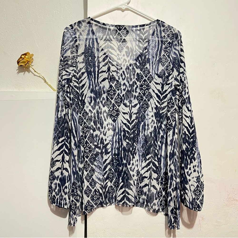 Inc international nylon bohemian top #Box U: